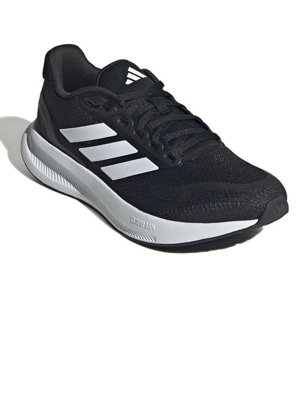 adidas Men's Black and White Athletic Running Shoe